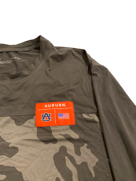 Big Kat Bryant Auburn Football Player-Exclusive Long Sleeve Shirt (Size XL)