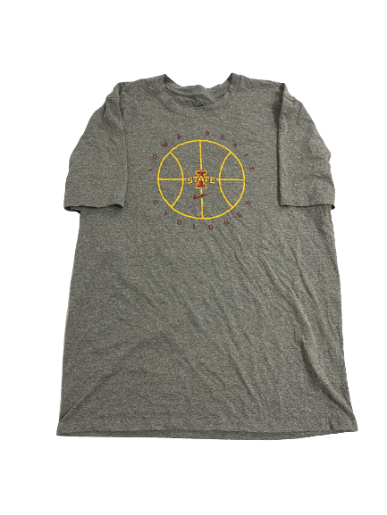 Javan Johnson Iowa State Basketball Team-Issued T-Shirt (Size LT)