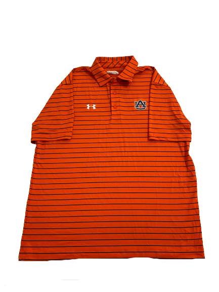 Big Kat Bryant Auburn Football Team-Issued Polo Shirt (Size XL)