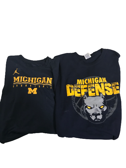 Zavier Simpson Michigan Basketball Set of (2) Shirts