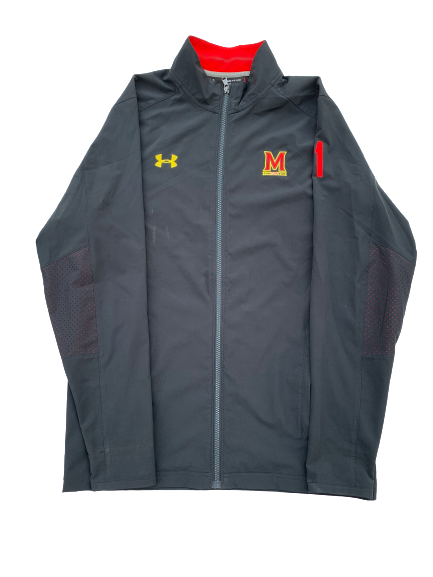 Anthony Cowan Maryland Team Issued Full-Zip Jacket (Size S)