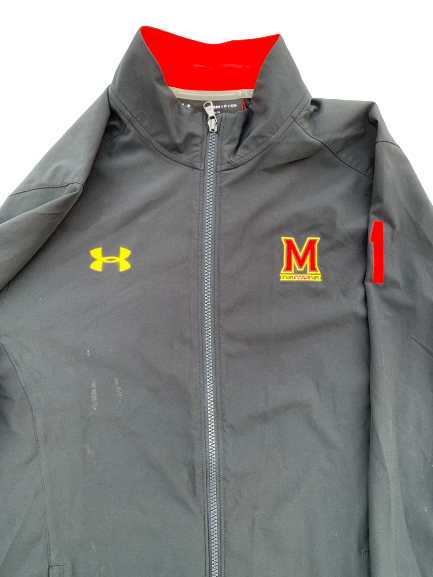 Anthony Cowan Maryland Team Issued Full-Zip Jacket (Size S)