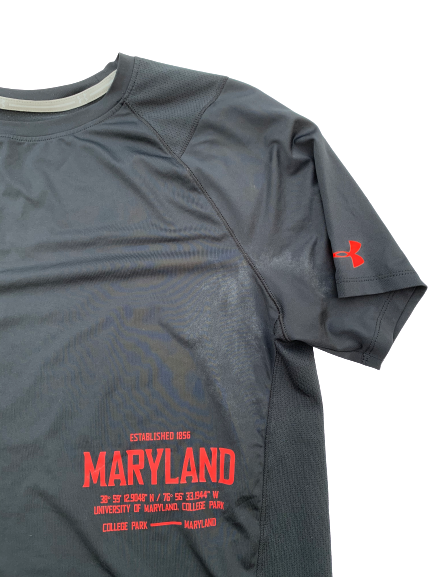Anthony Cowan Maryland Team Issued Workout Shirt (Size S)
