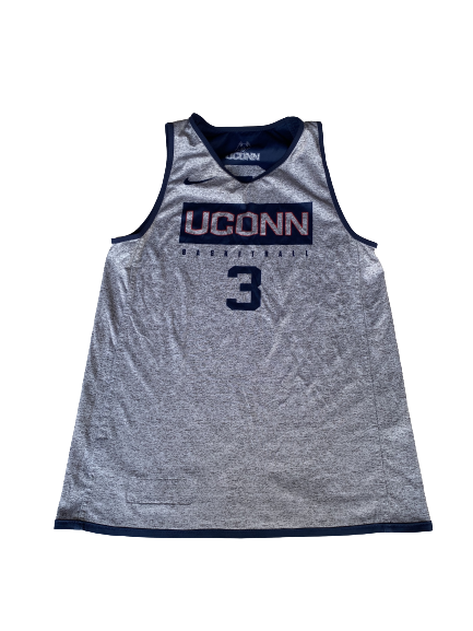 Megan Walker UCONN Basketball Player Exclusive Reversible Practice Jersey (Size L)