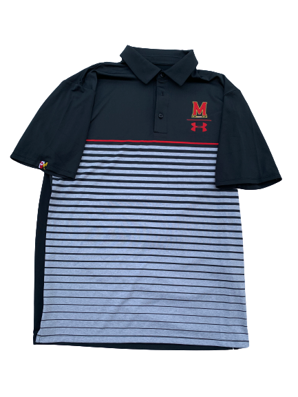 Anthony Cowan Maryland Team Issued Polo Shirt (Size M)