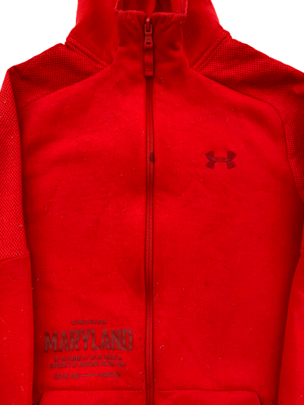 Anthony Cowan Maryland Team Issued Full-Zip Jacket (Size M)