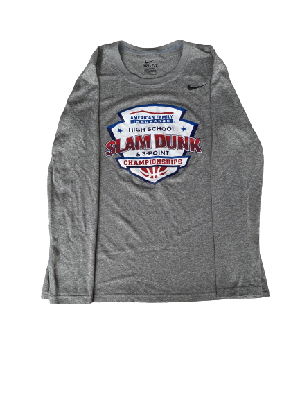 Megan Walker High School Slam Dunk & 3 Point Contest Long Sleeve Workout Shirt (Size M)