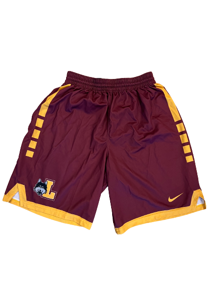 Tate Hall Loyola Basketball Team Exclusive Practice Shorts (Size L)