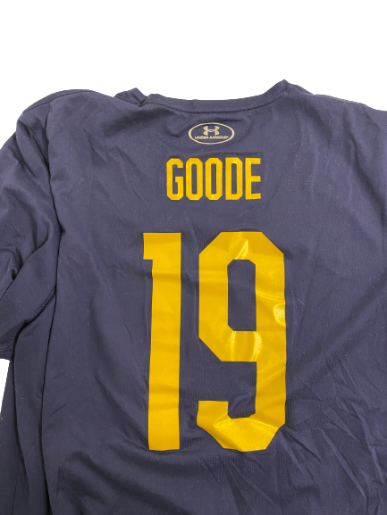 Cameron Goode California Football Player-Exclusive Pro Day Shirt With 