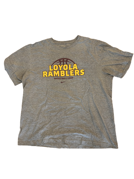 Tate Hall Loyola Basketball Basketball Camp T-Shirt (Size XL)