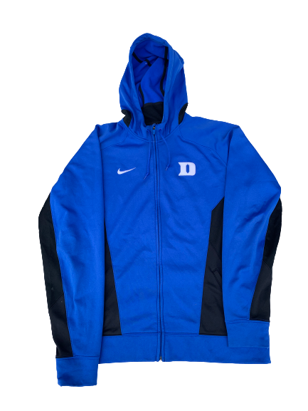 Lynee Belton Duke Team Issued Full-Zip Warm-Up Jacket (Size XLT)