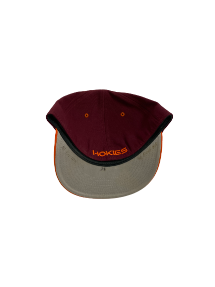 Ryan Metz Virginia Tech Baseball Game Hat (Size 7 1/8)
