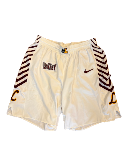 Tate Hall Loyola Basketball Game Worn Shorts (Size XLT)