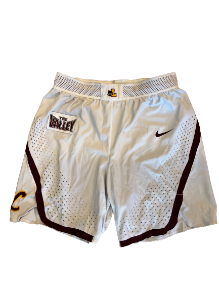 Tate Hall Loyola Basketball Game Worn Shorts (Size XL)