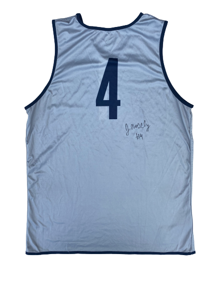 Jagan Mosely Georgetown Basketball Player Exclusive SIGNED Reversible Practice Jersey (Size L)