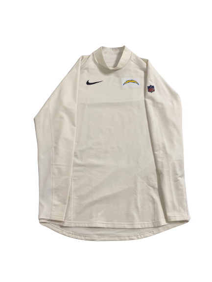 Joshua Kelley Los Angeles Chargers Team Issued Thermal Compression Long Sleeve Shirt (Size L)