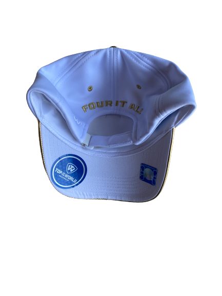 Megan Walker March Madness Final Four Exclusive Gold Brim Hat - Brand New
