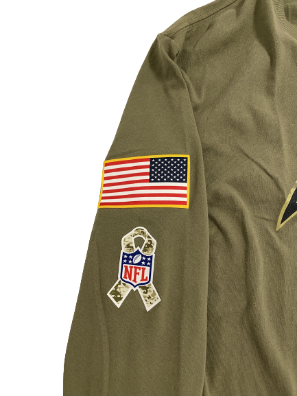 Joshua Kelley Los Angeles Chargers Team-Exclusive Military Appreciation Day Long Sleeve Shirt (Size L)