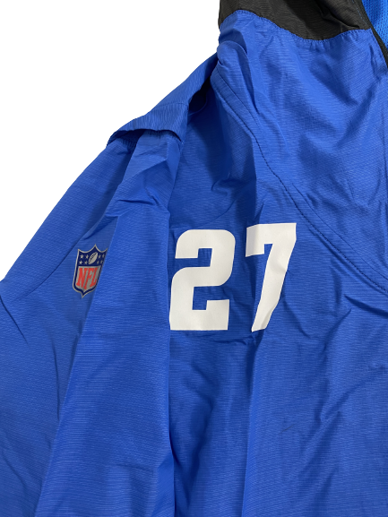 Joshua Kelley Los Angeles Chargers Player-Exclusive Windbreaker With Number (Size L)