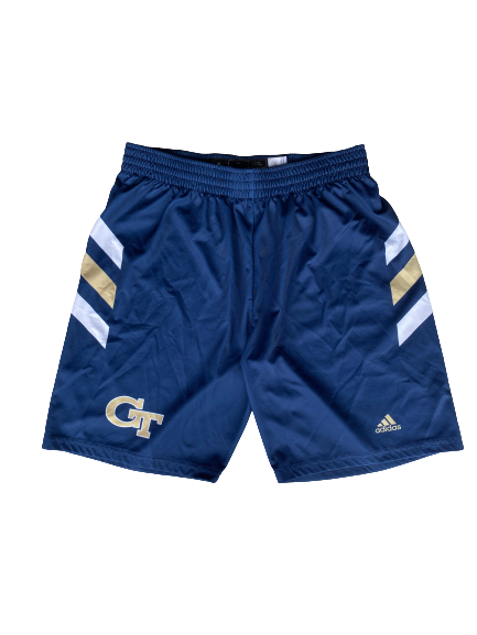 Moses Wright Georgia Tech Basketball Player Exclusive Practice Shorts (Size XL)