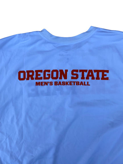 Ethan Thompson Oregon State Basketball Team Issued Workout Shirt (Size L)