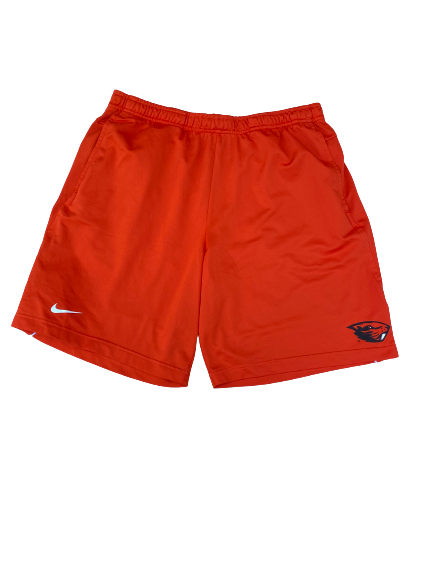 Ethan Thompson Oregon State Basketball Team Issued Workout Shorts (Size L)