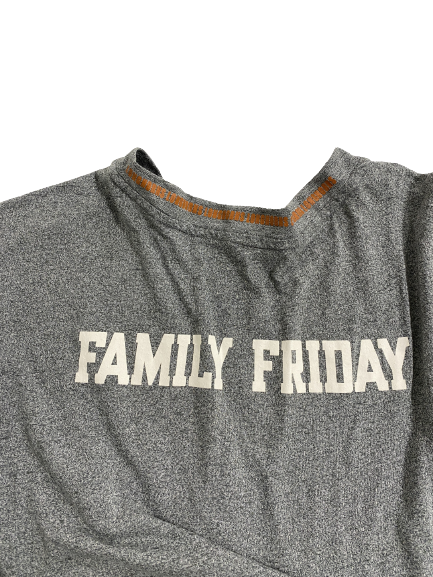 Derek Kerstetter Texas Football Player-Exclusive "Family Friday" T-Shirt (Size XXXL)