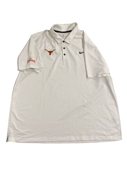 Derek Kerstetter Texas Football Player-Exclusive Alamo Bowl Polo Shirt (Size XXXL)