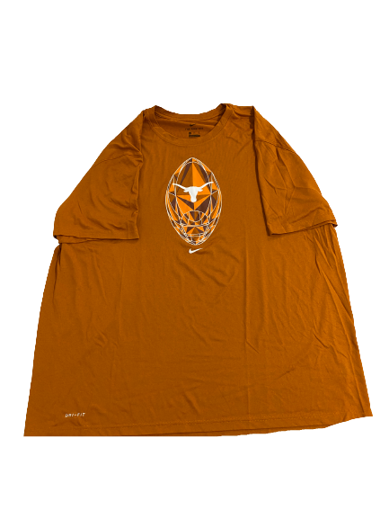 Derek Kerstetter Texas Football Team-Issued T-Shirt (Size XXXL)