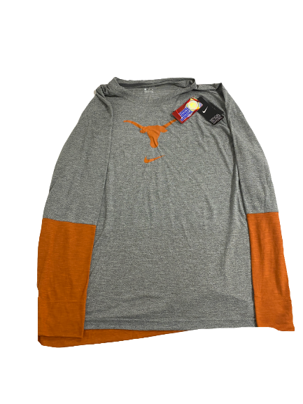 Derek Kerstetter Texas Football Team-Issued Long Sleeve Shirt (Size XXXL) (NEW WITH $70 TAG)