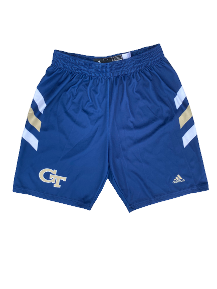 Moses Wright Georgia Tech Basketball Player Exclusive Practice Shorts (Size L)