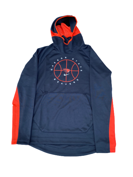 Ethan Thompson Oregon State Basketball Team Issued Travel Sweatshirt (Size L)