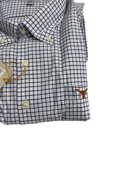 Derek Kerstetter Texas Football Player-Exclusive Peter Millar Button-Down Shirt (Size XXXL)(NEW WITH $135 TAG)