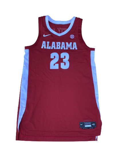 John Petty Alabama Basketball 2019-2020 (JUNIOR YEAR) Game Worn Jersey - Photo Matched