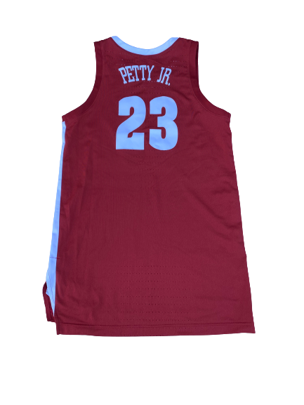 John Petty Alabama Basketball 2019-2020 (JUNIOR YEAR) Game Worn Jersey - Photo Matched