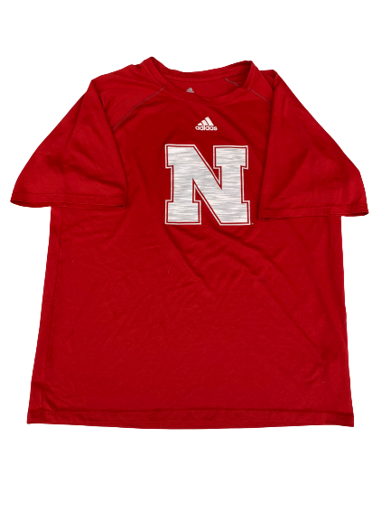 Brooke Smith Nebraska Volleyball 2018 Season Short Sleeve Game Warm-Up Shirt (Size M)