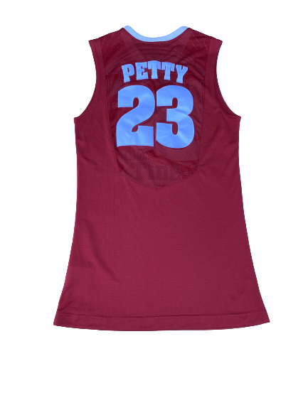 John Petty Alabama Basketball 2017 (FRESHMAN YEAR) Canadian Tour Game Worn Jersey - Photo Matched