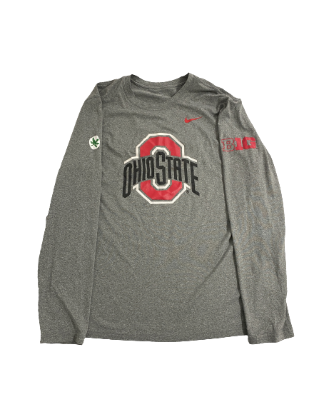 Mac Podraza Ohio State Volleyball Player-Exclusive Long Sleeve Shirt With 