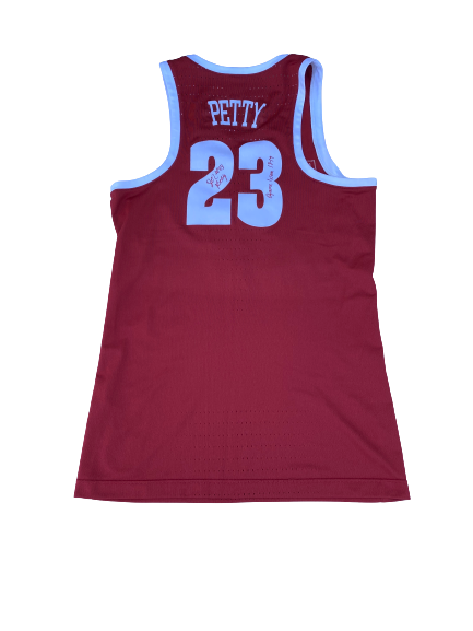 John Petty Alabama Basketball 2017-2019 (FRESHMAN/SOPHOMORE YEARS) Signed Game Worn Jersey - Photo Matched