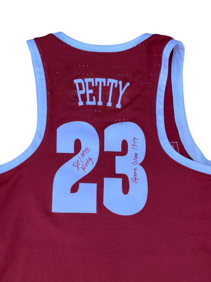 John Petty Alabama Basketball 2017-2019 (FRESHMAN/SOPHOMORE YEARS) Signed Game Worn Jersey - Photo Matched