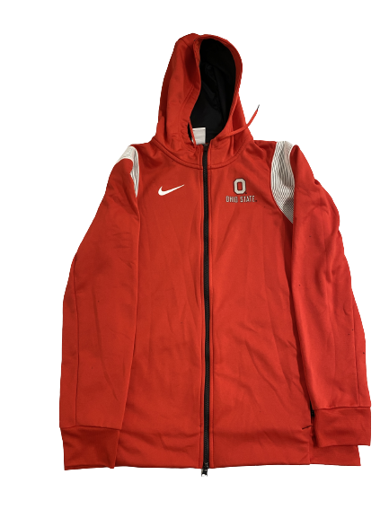 Mac Podraza Ohio State Volleyball Team-Issued Zip-Up Jacket (Size L)