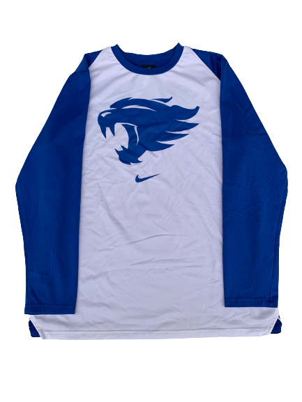 Shae Halsel Kentucky Team Issued Long Sleeve Pre-Game Warmup Shirt (Size M)