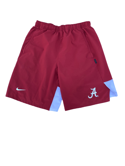 John Petty Alabama Basketball Team Issued Workout Shorts (Size L)
