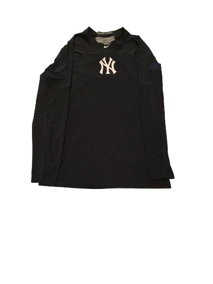Brandon Lockridge New York Yankees Long Sleeve Shirt (Size L)