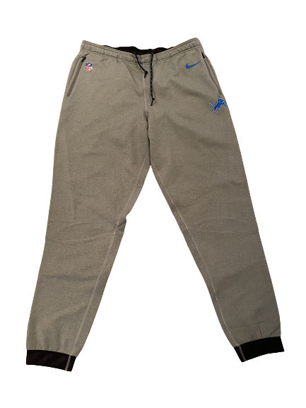 Alex Barrett Detroit Lions Team Issued "On Field" Sweatpants (Size XL)