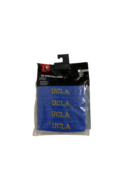Joshua Kelley UCLA Football Team Issued Wristbands (Pack of 4)