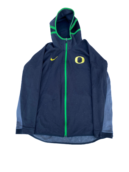 Eddy Ionescu Oregon Basketball Team Issued Zip Up Jacket (Size L)