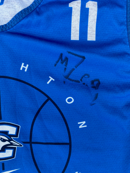 Marcus Zegarowski Creighton Basketball SIGNED Player Exclusive Signed Reversible Practice Jersey (Size L)