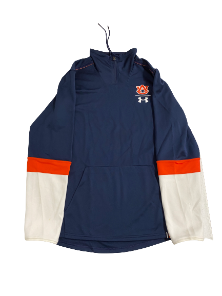 Jamal Johnson Auburn Basketball Team-Issued 1/4 Zip Jacket (Size L)