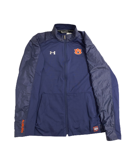 Jamal Johnson Auburn Basketball Player-Exclusive Zip-Up Travel Jacket With 